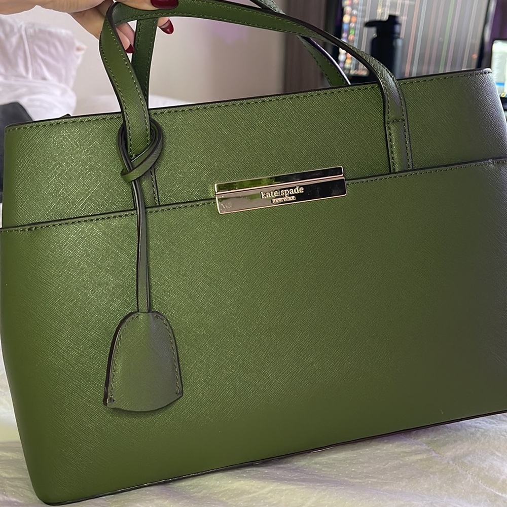 RE LIST - Kate Spade Olive Green Purse